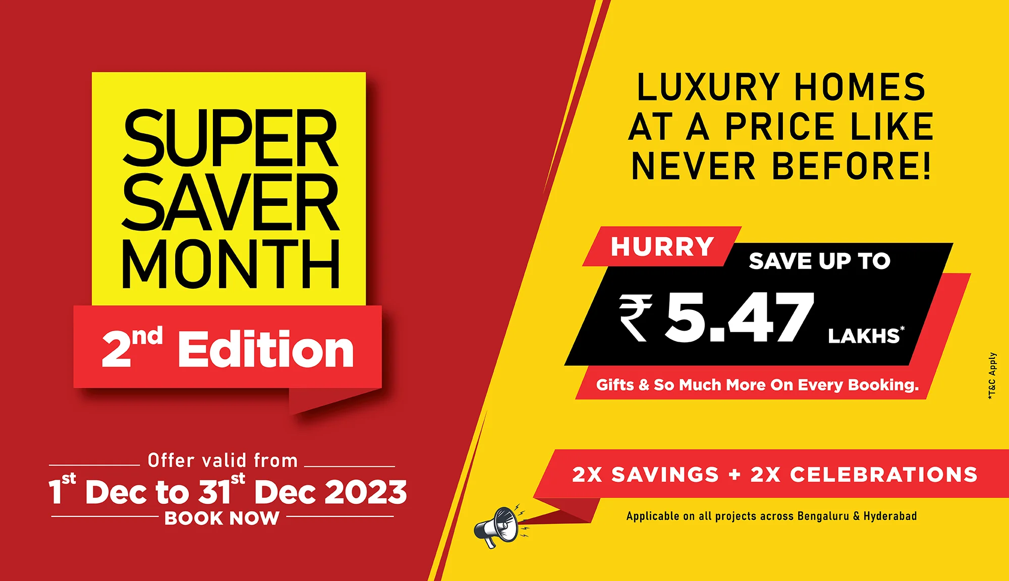 Sumadhura's Super Saver Deals on 2,3 Bhk Apartments in Hyderabad